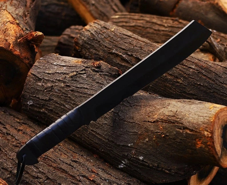Rambo IV Survival Machete Replica – 18 Inch High Carbon Steel UK ...
