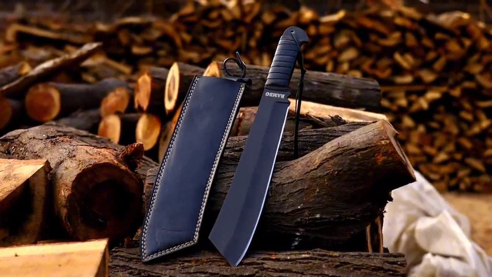Rambo IV Survival Machete Replica – 18 Inch High Carbon Steel UK ...