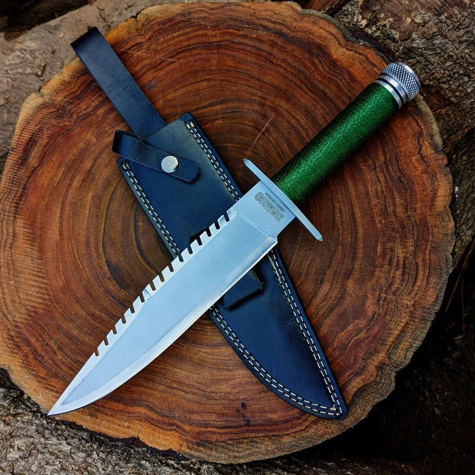 Rambo First Blood Part I Knife Replica UK 14 Inch Survival Movie Knife ...